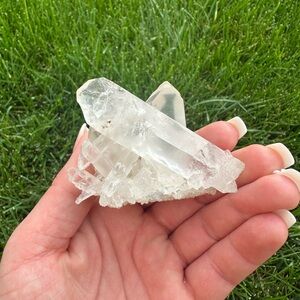 Clear Quartz Cluster Crystal - Natural Clear From Madagascar